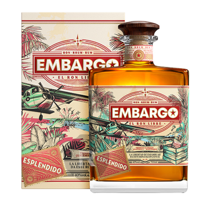 RHUM EMBARGO ESPLENDIDO 70CL - 40% Vol.