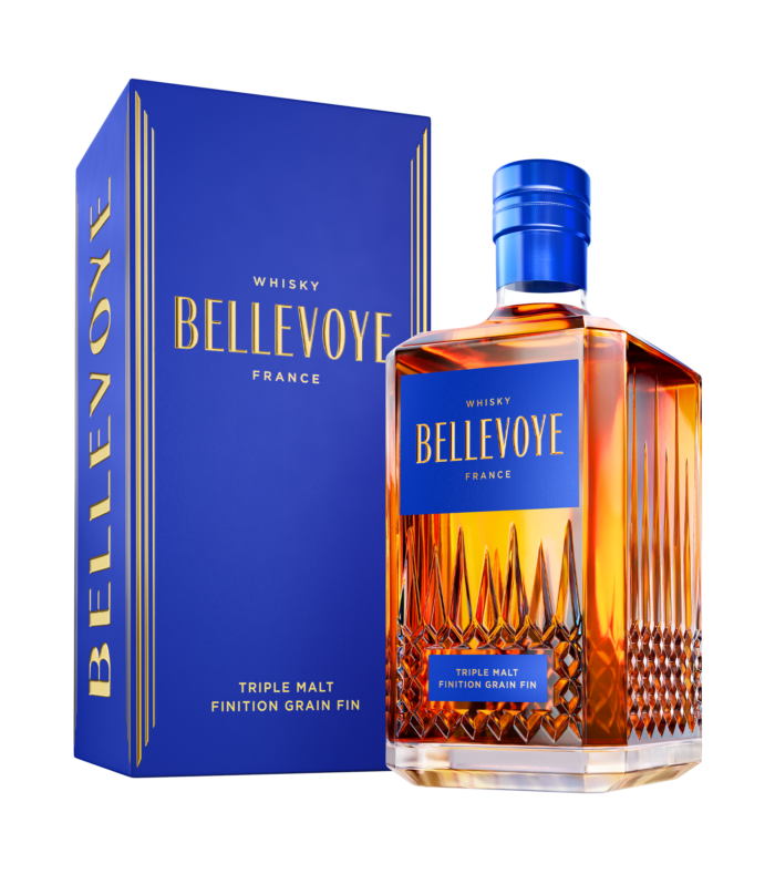 WHISKY BELLEVOYE - BLEU - FINITION GRAINS FINS 70CL - 40% Vol.