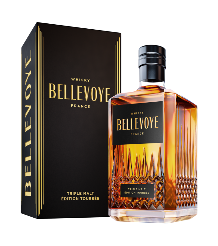 WHISKY BELLEVOYE - NOIR- TOURBEE 70CL - 43% Vol.