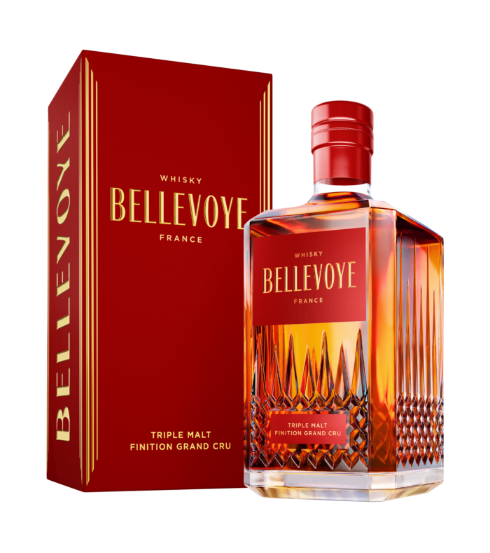 WHISKY BELLEVOYE - ROUGE - FINITION GRAND CRU BORDEAUX 70CL - 43% Vol.