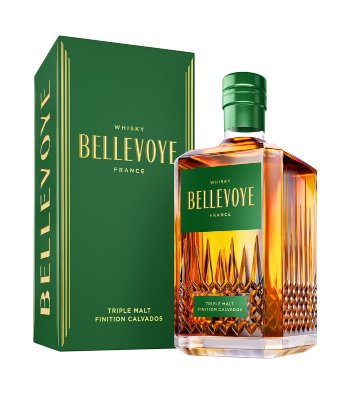 WHISKY BELLEVOYE - VERT - FINITION CALVADOS 70CL - 43% Vol.