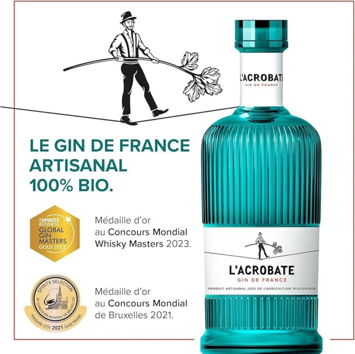 GIN L ACROBATE 70 CL - 44% Vol. – Image 4