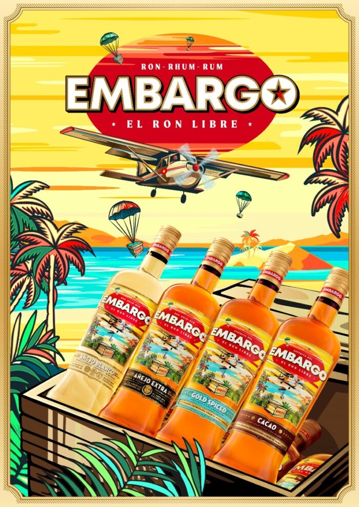 RHUM EMBARGO ANEJO EXTRA 70CL - 40% Vol. – Image 2