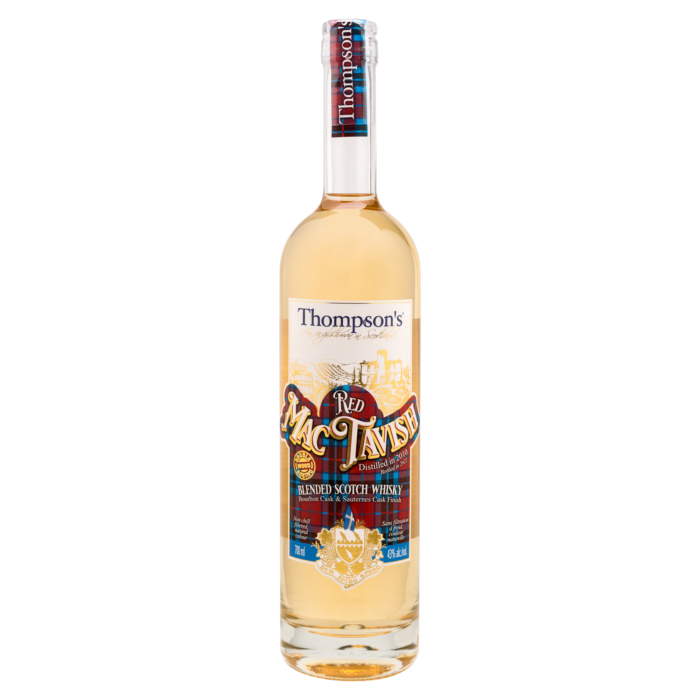 THOMPSON'S RED MAC TAVVISH BLENDED SCOTCH 12 ANS 70 CL - 43% Vol.